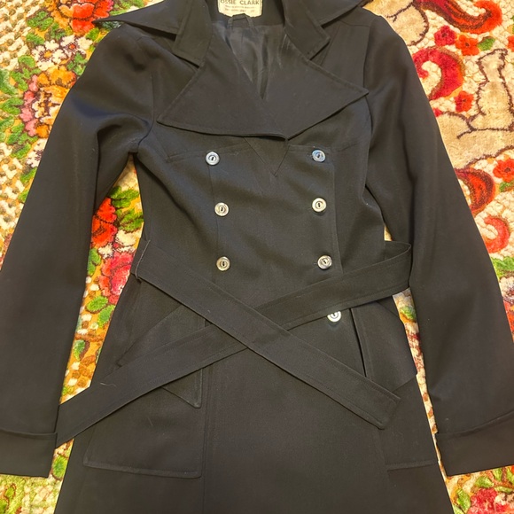 Vintage late 1960s Ossie Clark trench coat - Picture 8 of 11